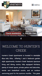 Mobile Screenshot of hunterscreekapt.net